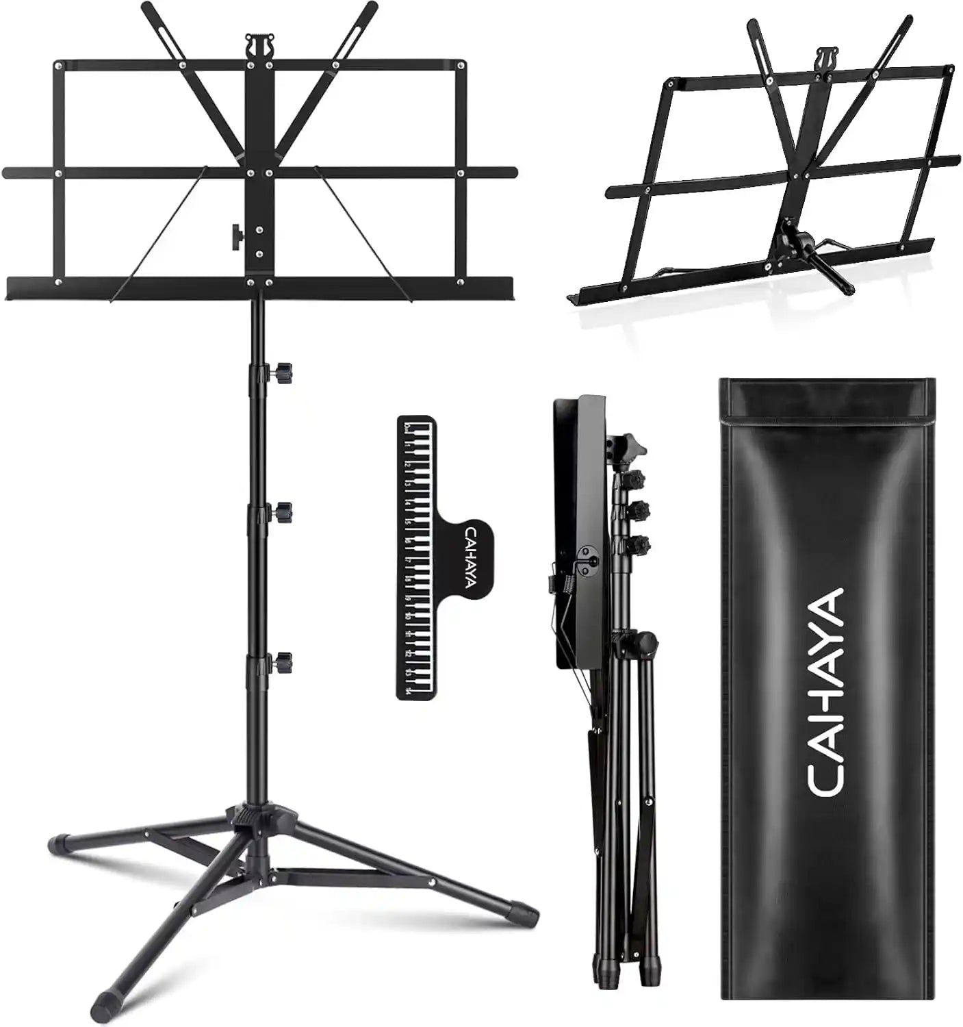 Faltbarer Notenständer – Höhere Version, 2in1 Tisch & Stand CAHAYA