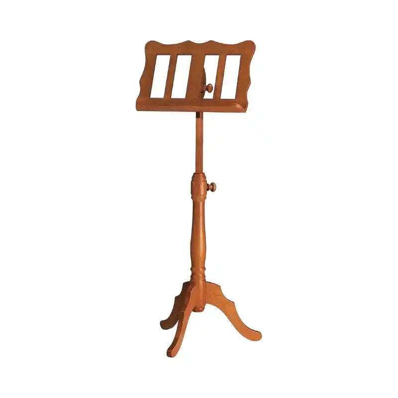 König & Meyer 117 Holz-Notenständer im Barockstil für große Musiker, Kirschbaumfarbig