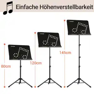 2-in-1 Notenständer & Tischständer CAHAYA