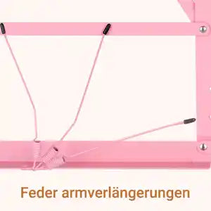Faltbarer Metall-Notenständer von CAHAYA – Farbe: Rosa
