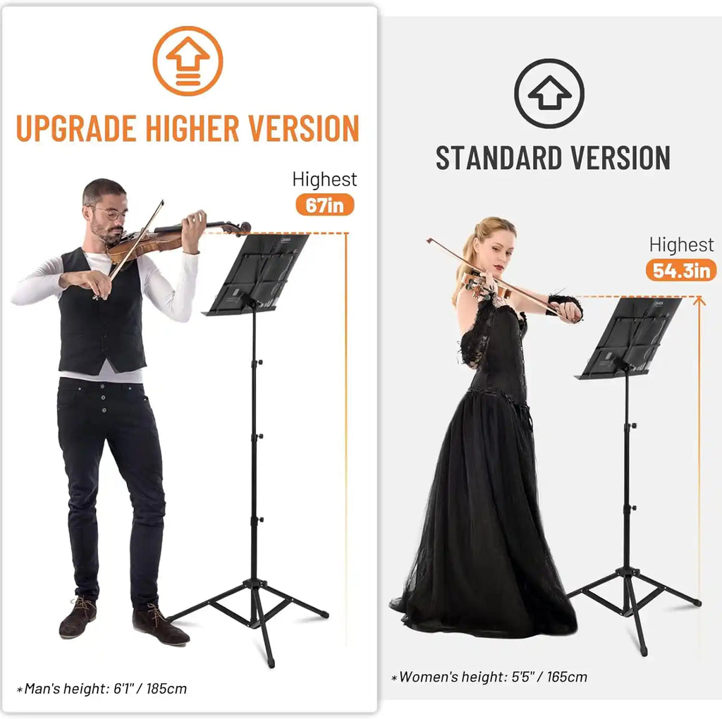 Faltbarer Notenständer – Höhere Version, 2in1 Tisch & Stand CAHAYA