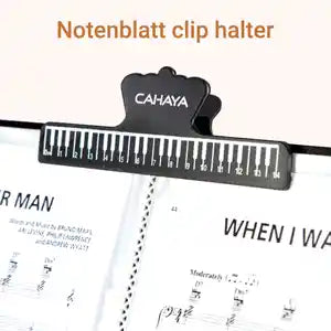 Faltbarer Metall-Notenständer von CAHAYA – Farbe: Rosa