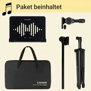 Tragbarer Notenständer aus Metall CAHAYA