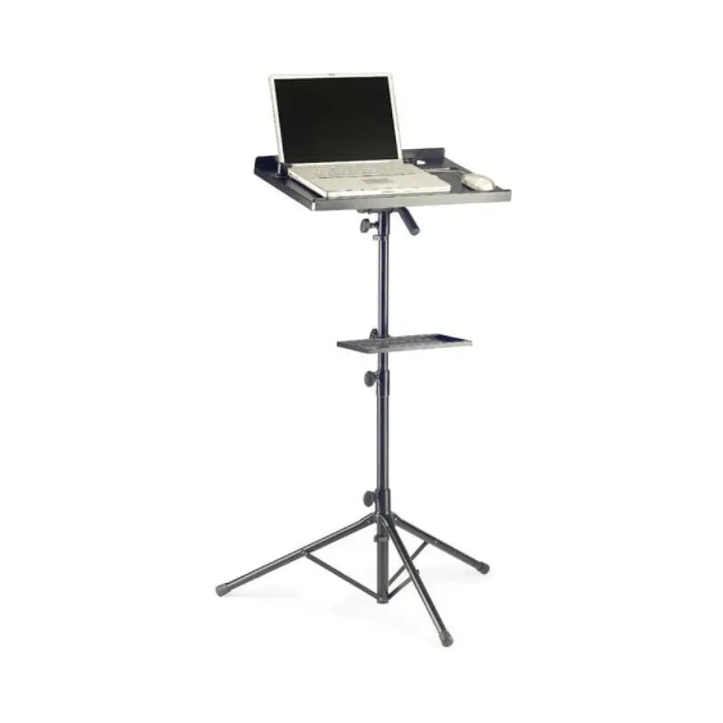 Stagg COS 10 BK Laptop-Notenständer mit zusätzlicher Ablage